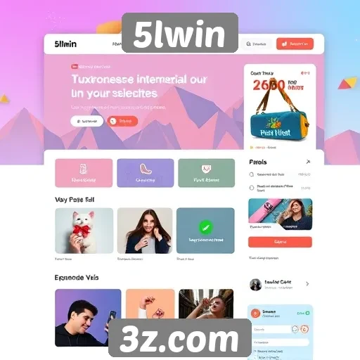 Análise da interface do usuário do site 5lwin